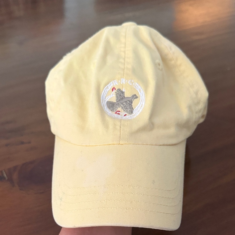 Light Yellow Country Club Embroidered Baseball Cap